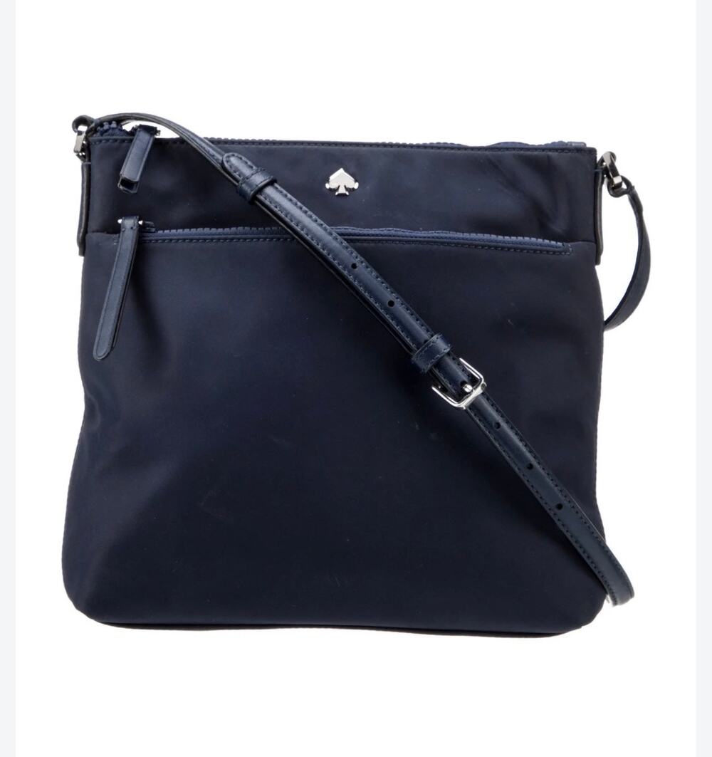 Kate Spade  Nylon navy blue Crossbody Bag excellent condition barely used